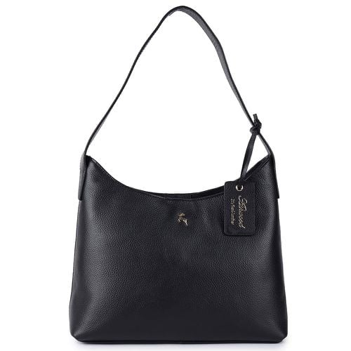 Apos;Splendore di Milano&apos; Real Leather Hobo Shoulder Bag: 64203 Black NA - Ashwood Handbags - Modalova