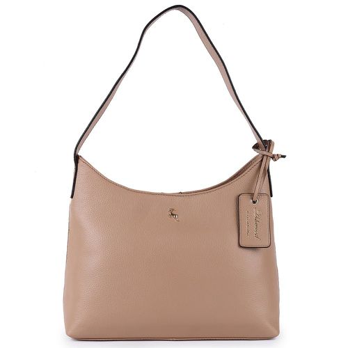Splendore di Milano' Real Leather Hobo Shoulder Bag: 64203 Parafin NA - Ashwood Handbags - Modalova