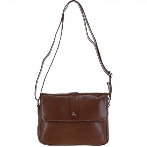 Apos;Veneto Vellutato&apos; Real Leather Crossbody Bag: 6051280 Bridge/vt NA - Ashwood Handbags - Modalova