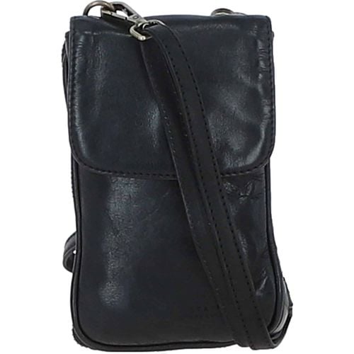 Unicita Urbana' Real Leather Crossbody Smartphone Bag: ST 2231 Black NA - Ashwood Handbags - Modalova