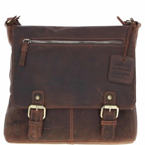 Rustic Charm Leather Handbag: Cheltenham Mud/Brown NA - Ashwood Handbags - Modalova