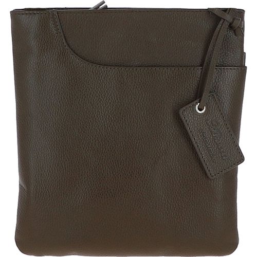 Ashwood Curve Zip Top Leather Cross Body Bag Croc: CURVE Olive NA - Ashwood Handbags - Modalova