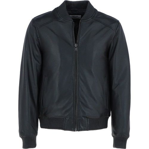 Apos;Diego&apos; Mens Leather Bomber Jacket: 2436 Black Size 2XL - Ashwood Handbags - Modalova