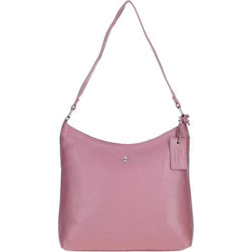 Chic Leather Shoulder Bag & Secure Zip Closure: Antrim Cameo Rose NA - Ashwood Handbags - Modalova