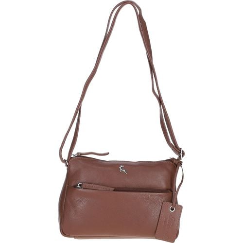 Compact Zip-Closure Crossbody Bag: Belfast Cognac NA - Ashwood Handbags - Modalova