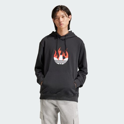 Sudadera con capucha Flames Logo - adidas - Modalova