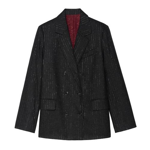 Blazer Vaska Anthracite - Taille 34 - Zadig & Voltaire - Modalova