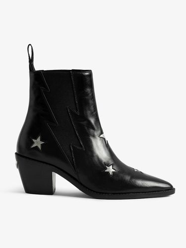 Bottines Tyler Stars Vintage Patent - Taille 36 - Zadig & Voltaire - Modalova