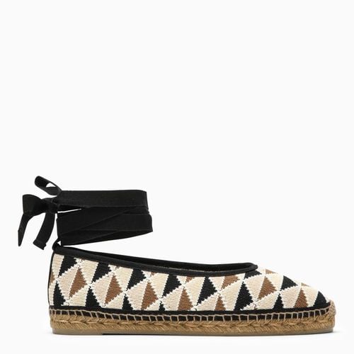 Niedrige Espadrilles Carina aus mehrfarbigem Häkelwerk - Castañer - Modalova