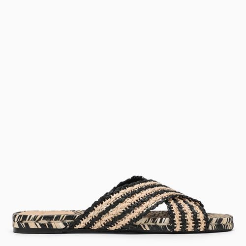 Palmera black/natural slipper - Castañer - Modalova