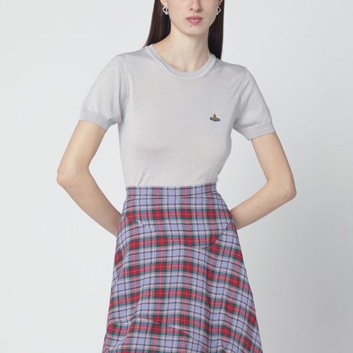 Hellgraues Bea-Top aus Wolle und Seide - Vivienne Westwood - Modalova