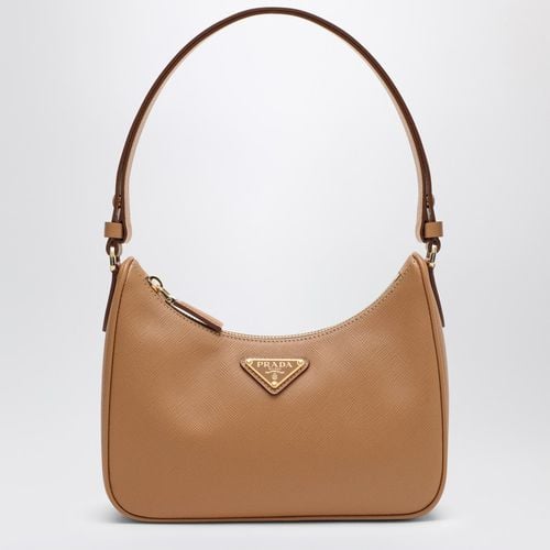 Mini beige Re-Edition-Tasche aus Saffiano - Prada - Modalova