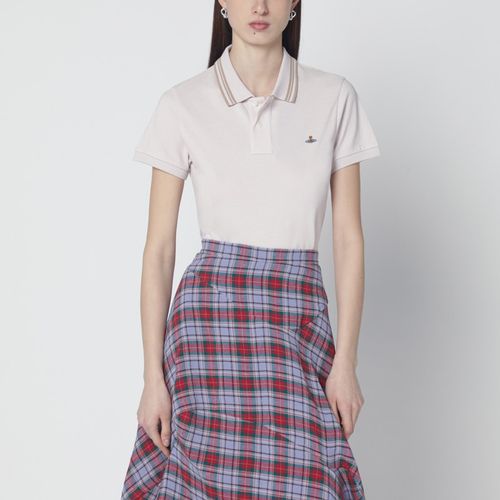 Polo color lilla cenere in cotone - Vivienne Westwood - Modalova