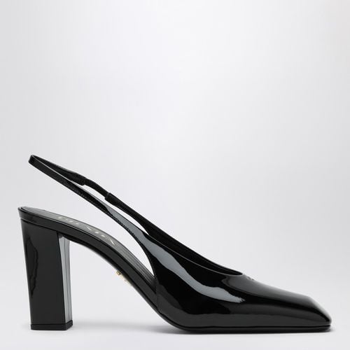 Patent leather slingback décolleté - Prada - Modalova