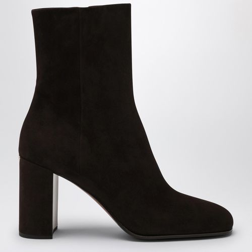 Dark brown suede boot - Prada - Modalova