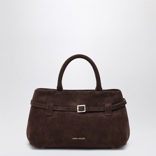 Le Cambon 25 brown suede bag - Manu Atelier - Modalova
