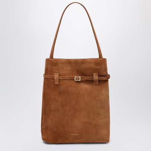 Tote Du Jour Camel calfskin tote bag - Manu Atelier - Modalova