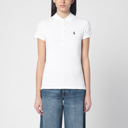 White cotton slim fit polo shirt - Polo Ralph Lauren - Modalova