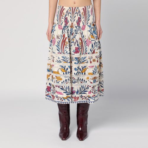 Multicoloured print midi skirt - FARM Rio - Modalova