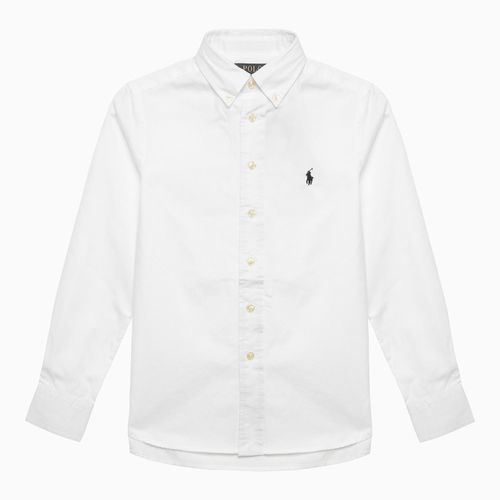 Camicia button-down bianca in cotone - Polo Ralph Lauren - Modalova