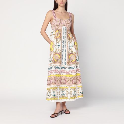 Linen-blend dress with nautical print - FARM Rio - Modalova