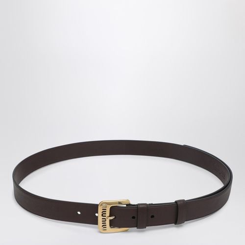 Radica coloured leather belt - Miu Miu - Modalova