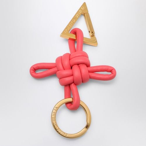 Fuxia Double Knot Triangle Square Keyring - Bottega Veneta - Modalova