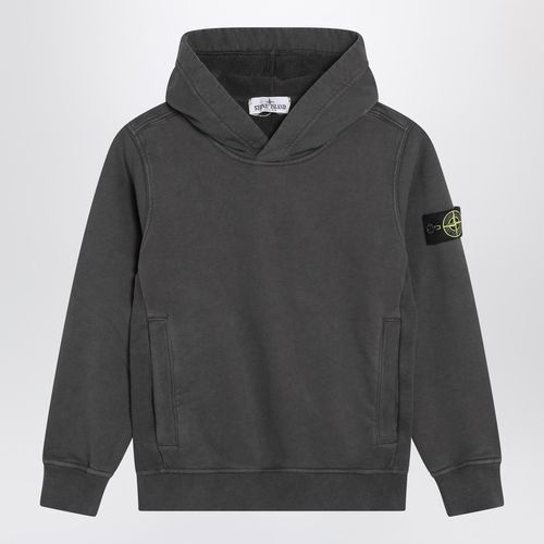 Felpa con cappuccio grigia carbone - Stone Island - Modalova