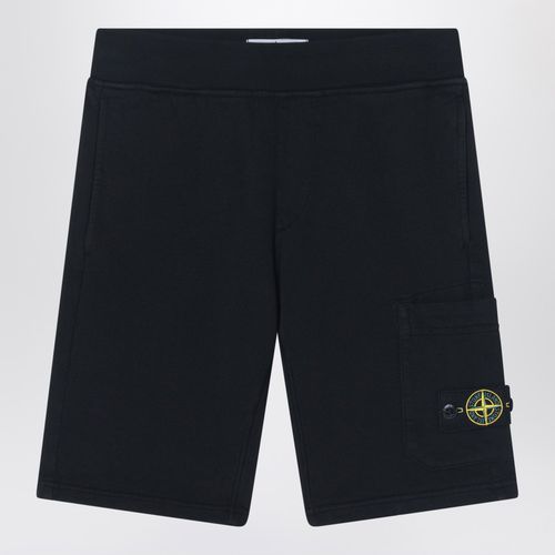 Black Bermuda shorts in cotton - Stone Island - Modalova