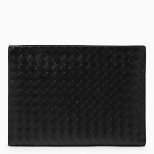 Black Braided Document Holder - Bottega Veneta - Modalova