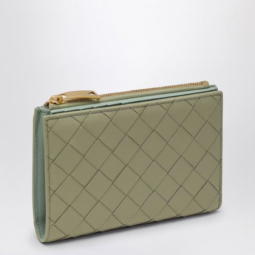 Portafoglio bi-fold medio verde salvia in Intrecciato - Bottega Veneta - Modalova