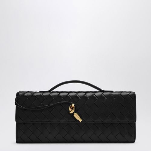 Andiamo clutch with black handle - Bottega Veneta - Modalova