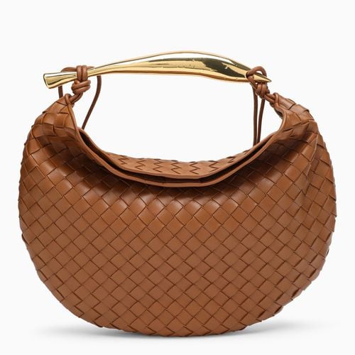 Mittelgroße Tasche Sardine mit Flechtmuster Farbe Cognac - Bottega Veneta - Modalova