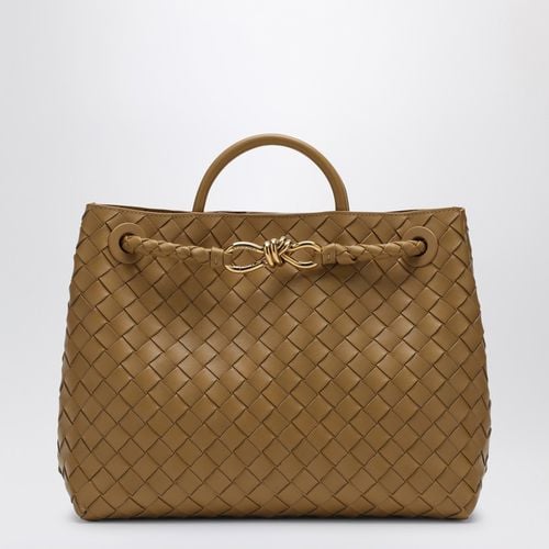 Mittelgroße Tasche Andiamo Dark Praline - Bottega Veneta - Modalova