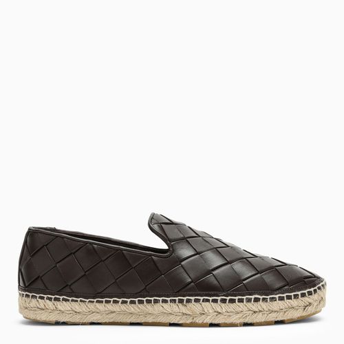 Leather espadrilles with Intreccio pattern - Bottega Veneta - Modalova