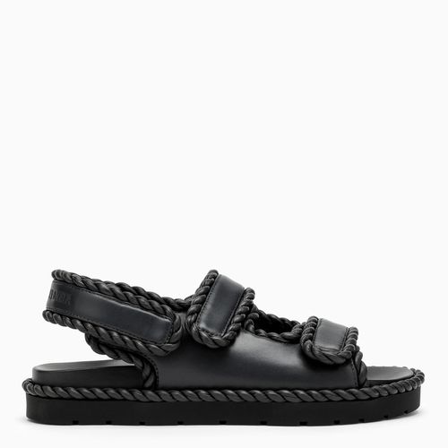 Slate-coloured leather Jack sandal - Bottega Veneta - Modalova