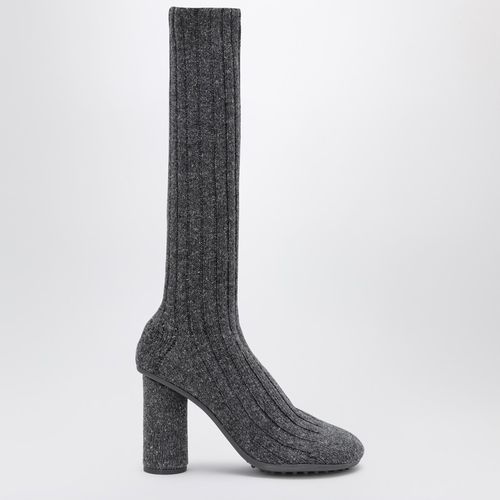 Atomic anthracite sock effect boot in wool blend - Bottega Veneta - Modalova