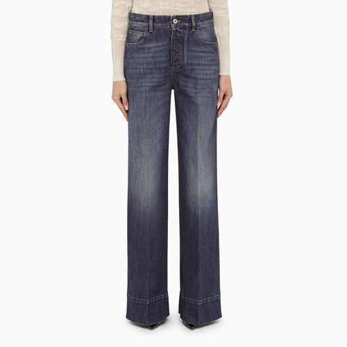 Blue wide denim jeans - Bottega Veneta - Modalova