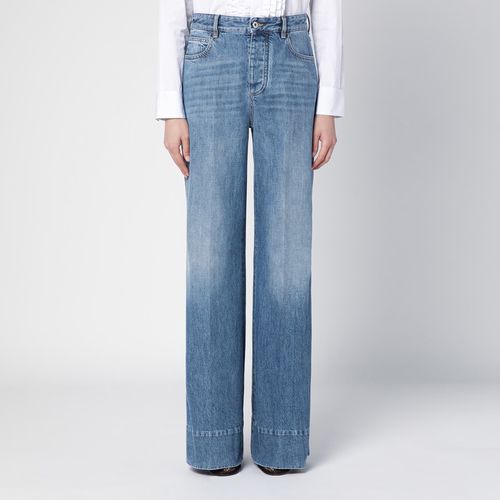 Jeans Wide leg in denim blu - Bottega Veneta - Modalova