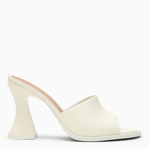 Mule Cha-Cha bianca in pelle - Bottega Veneta - Modalova