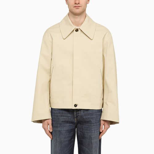 Lightweight ecru canvas jacket - Bottega Veneta - Modalova