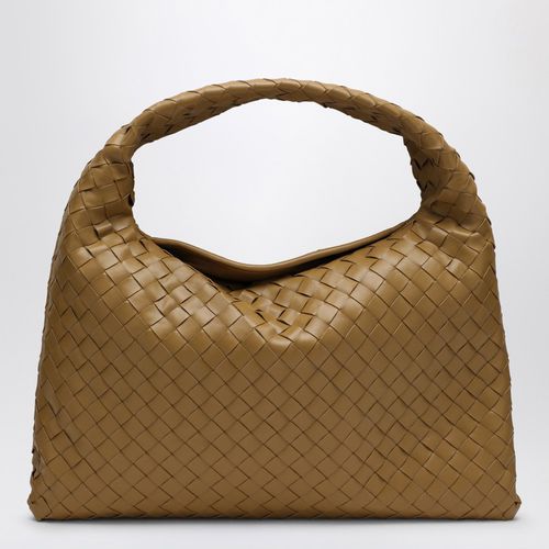 Borsa a spalla Hop piccola Dark Praline - Bottega Veneta - Modalova