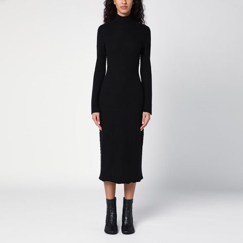 Black wool turtleneck dress - Bottega Veneta - Modalova