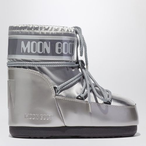Silver satin Icon Low Glance boots - Moon Boot - Modalova