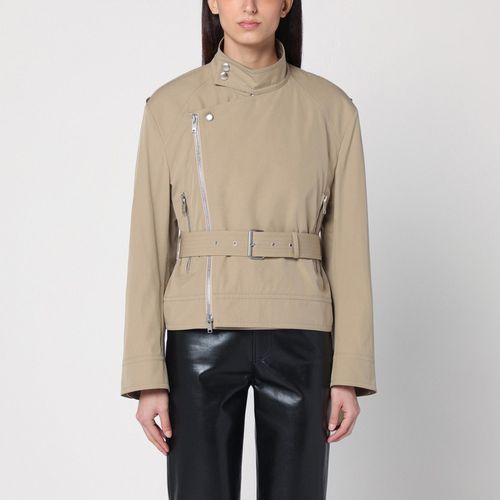 Leichte Jacke mit beigem Gürtel - Bottega Veneta - Modalova