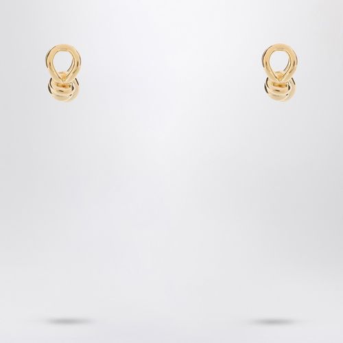 Gold-plated sterling silver Knot earrings - Bottega Veneta - Modalova