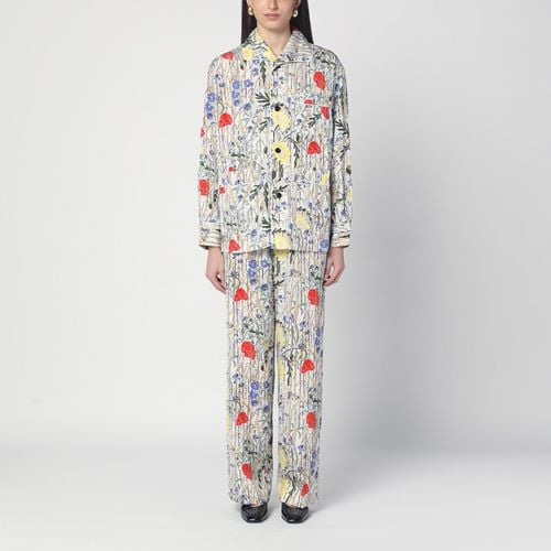 Floral viscose and silk pyjamas - Bottega Veneta - Modalova