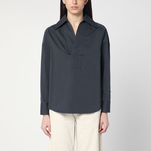 Graues Hemd aus Baumwolle und Seide - Bottega Veneta - Modalova