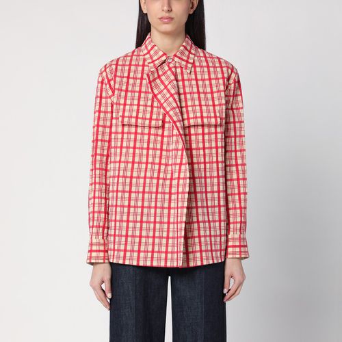 Camicia a scacchi in cotone - Bottega Veneta - Modalova