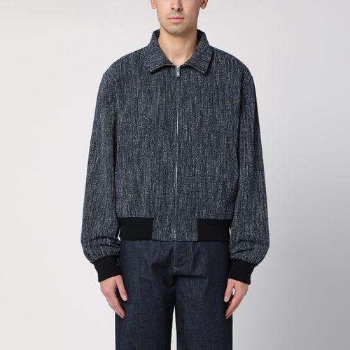 Bomber in misto lana testurizzata - Bottega Veneta - Modalova